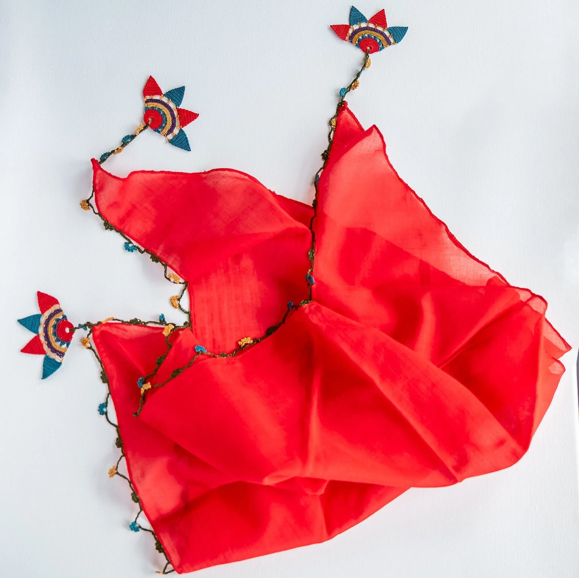Boho Floral Scarf