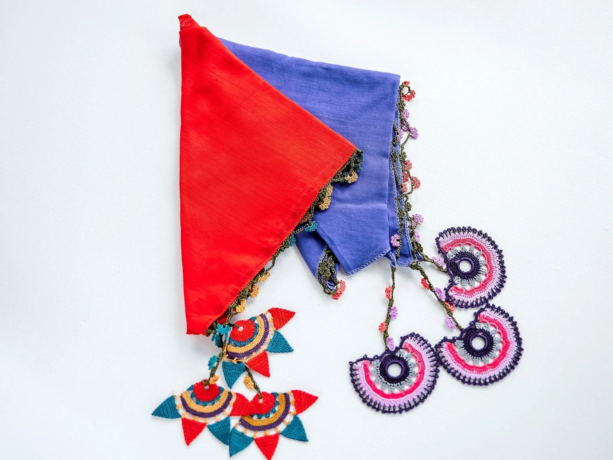 Boho Floral Scarf