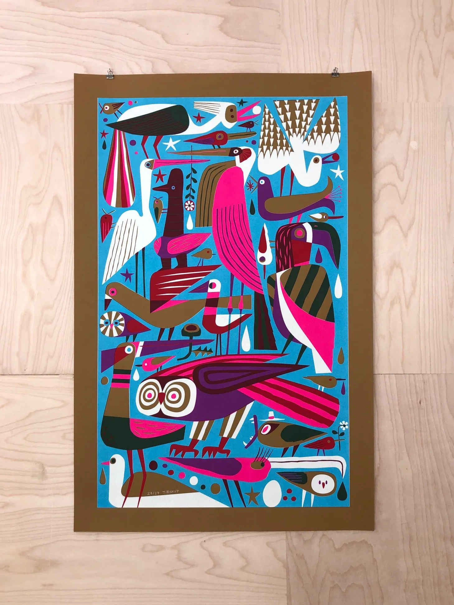 BRDZ Print (Warm Brown)