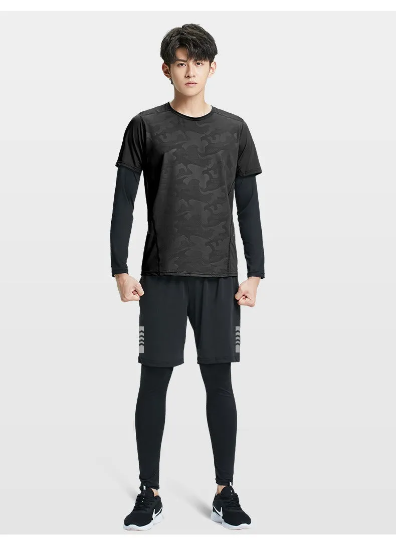 Breathable High-Elastic Quick-Drying 5-Piece Sports Set  A