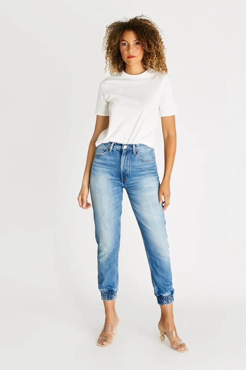 Cora Denim Jogger in Cottonwood Creek