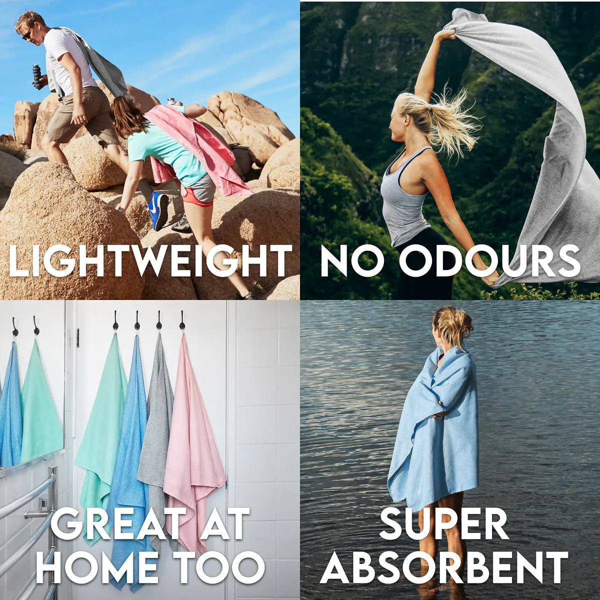 Dock & Bay Quick Dry Towels - Rainforest Green - Customized Embroidery Personalized for You