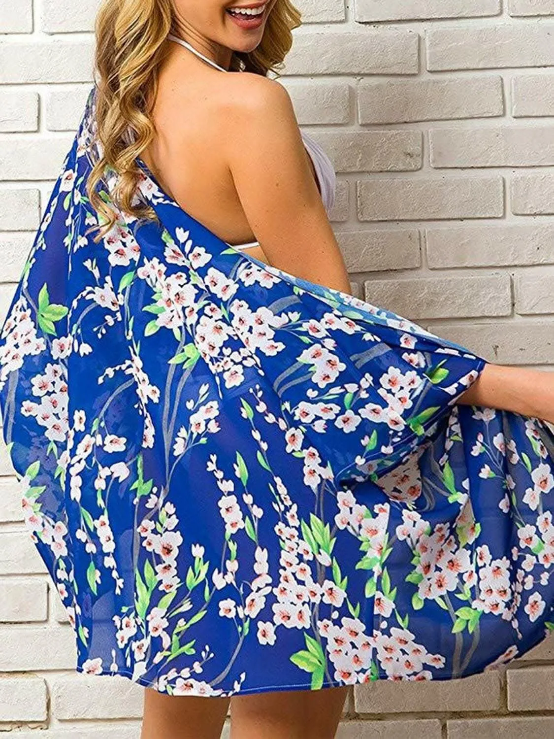 Elegant sheer kimono - half sleeves