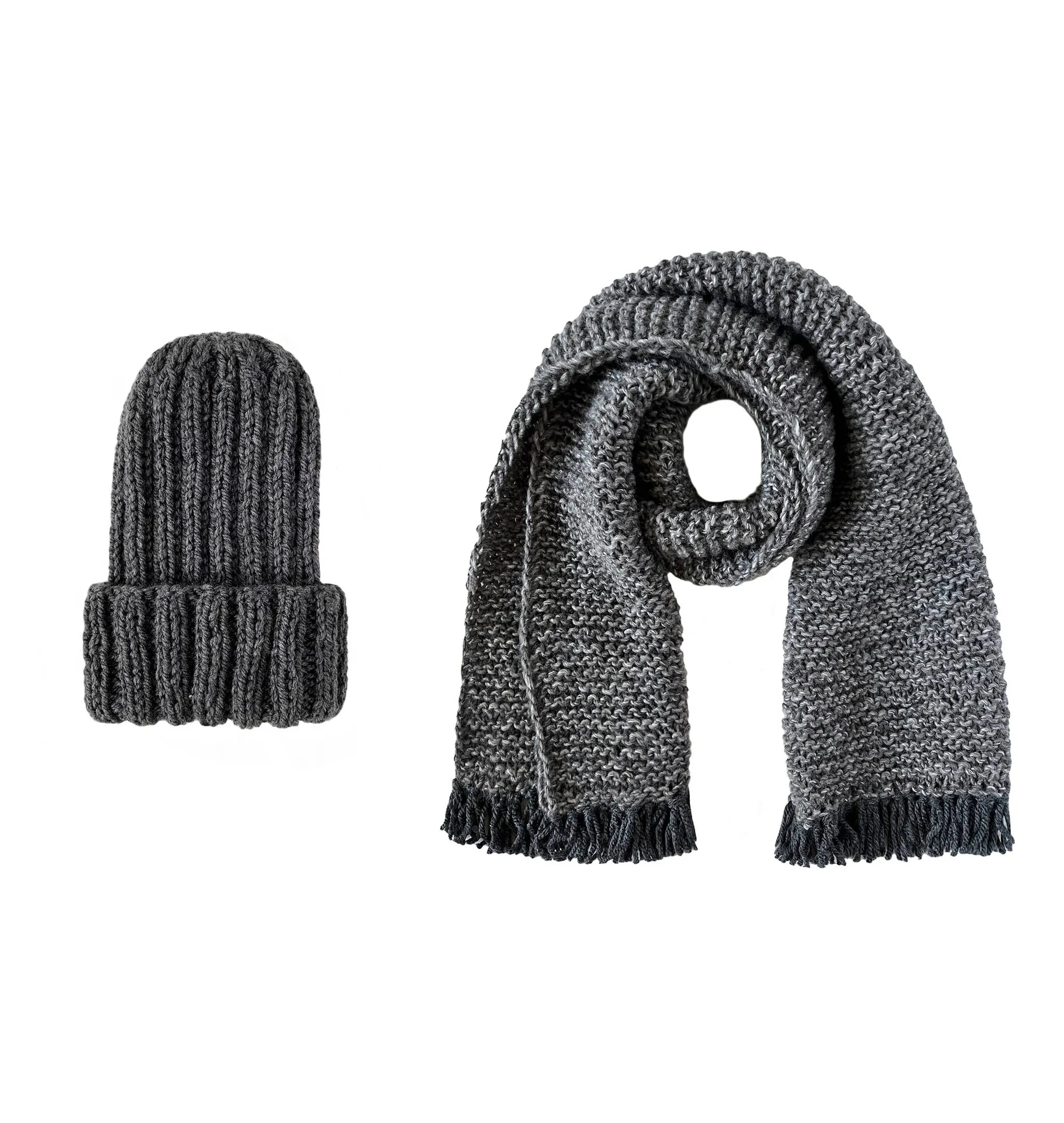 GIFT SET #3: Sophie Scarf   Holly Knit Beanie