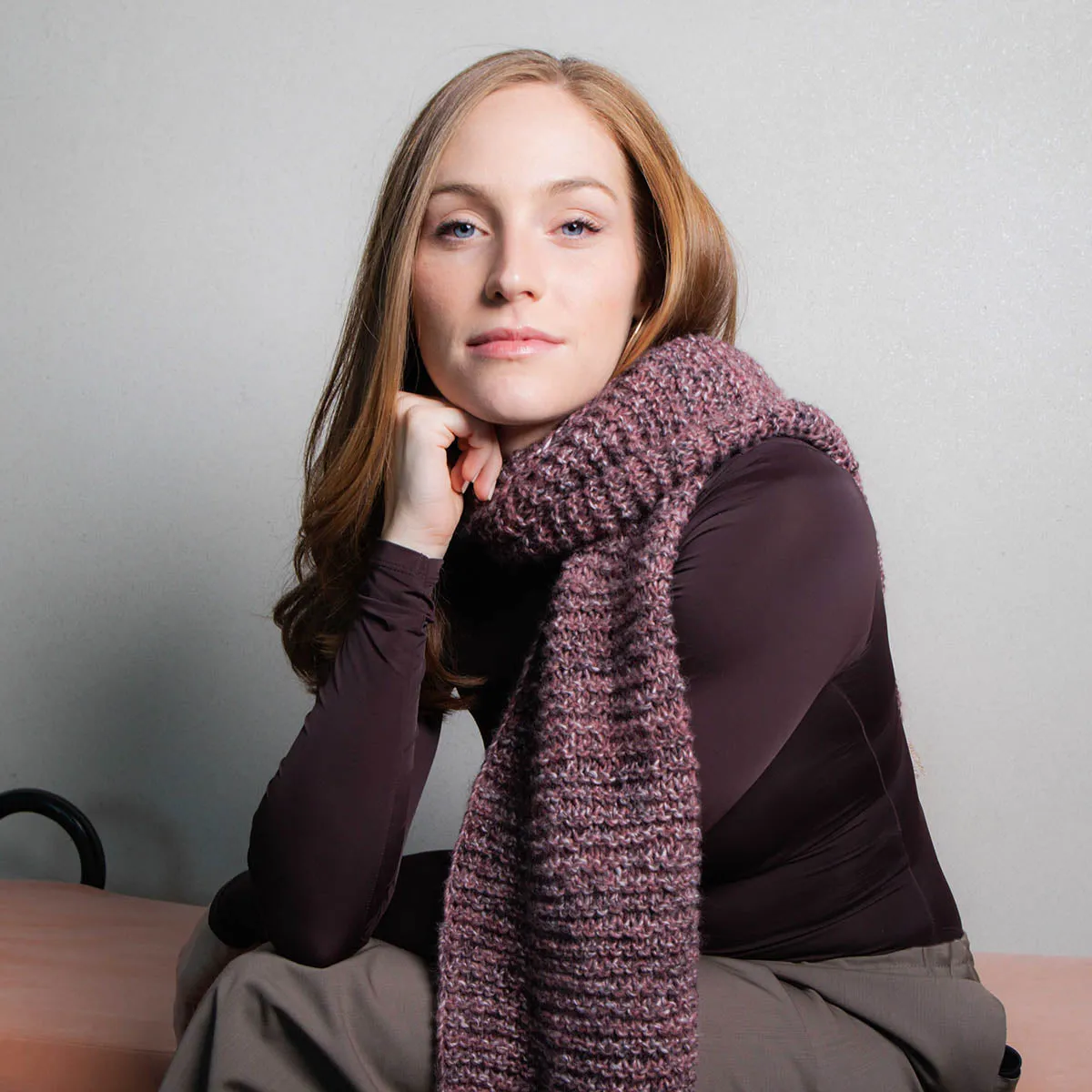 GIFT SET #3: Sophie Scarf   Holly Knit Beanie