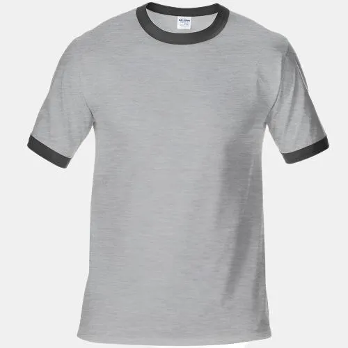 Gildan Premium Cotton Midweight Adult Ringer T-Shirt