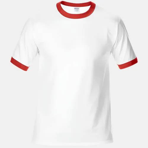 Gildan Premium Cotton Midweight Adult Ringer T-Shirt