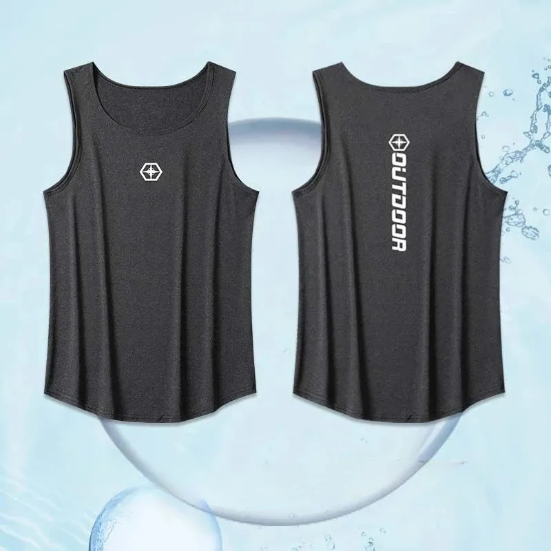 Ice Silk Breathable Training Clothes 2-Piece Sports Suit