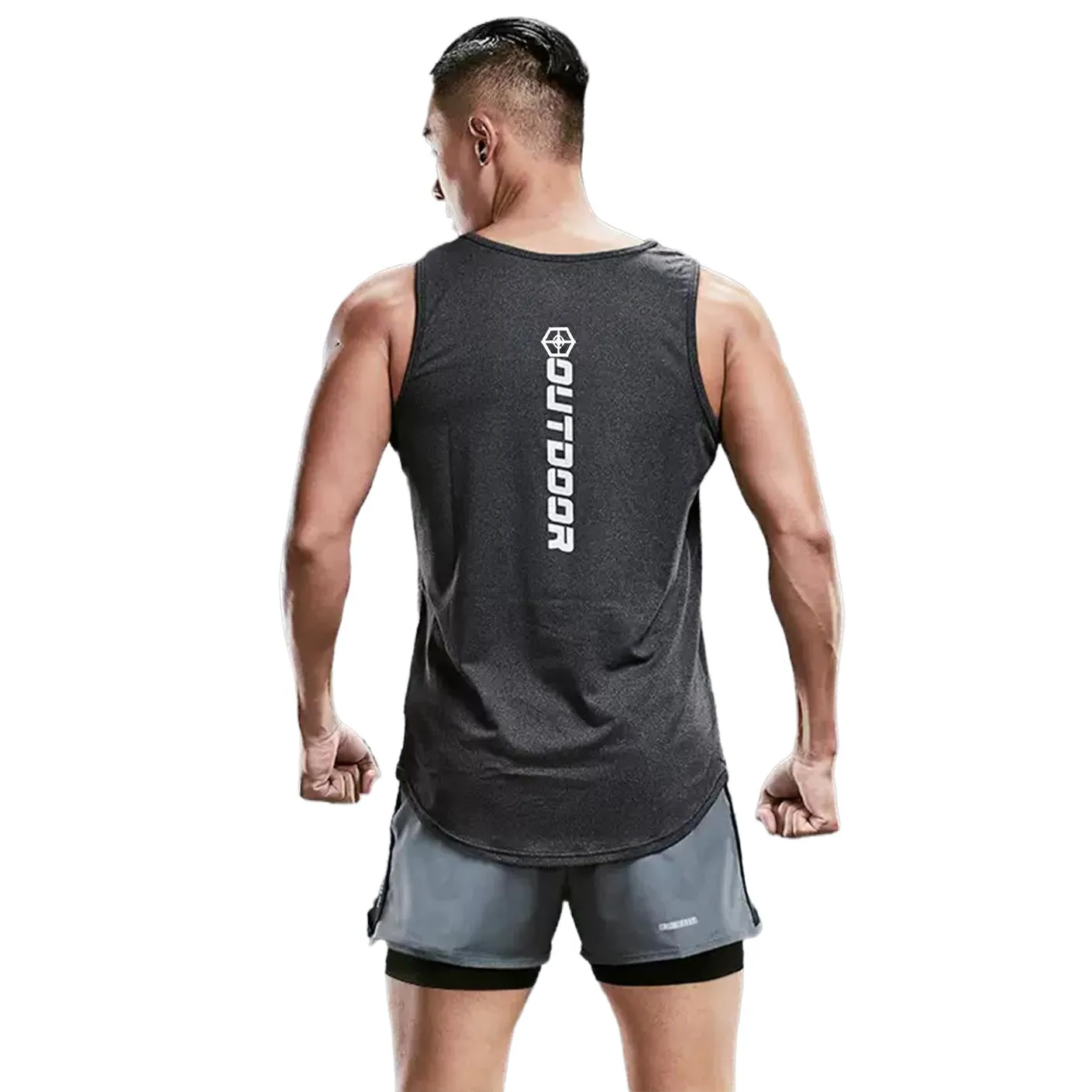 Ice Silk Breathable Training Clothes 2-Piece Sports Suit