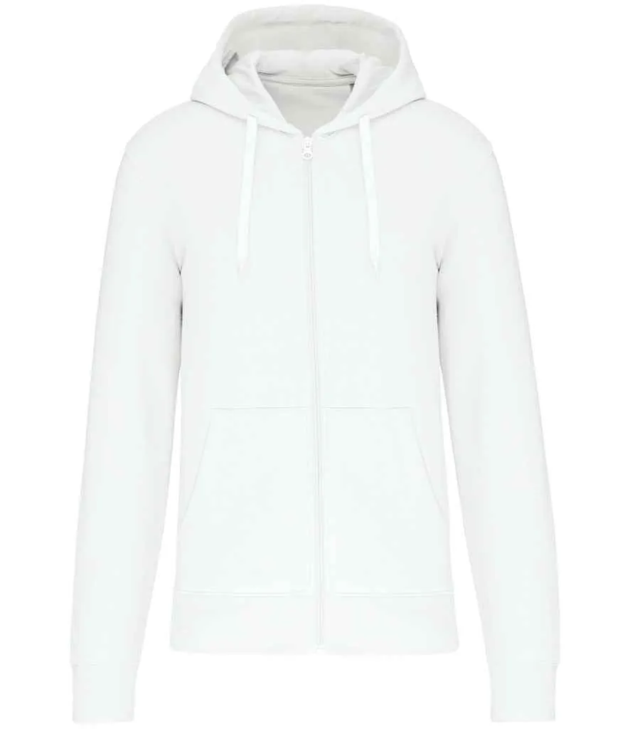 Kariban Eco Friendly Full Zip Hoodie | White