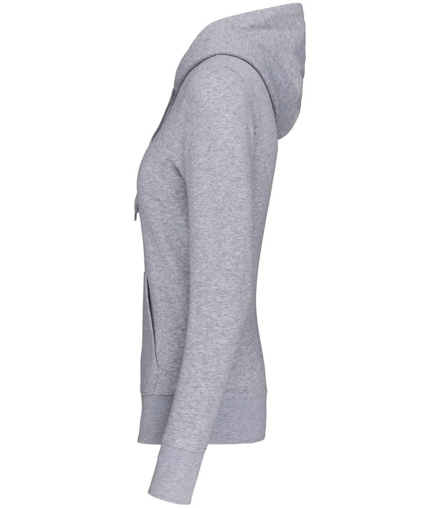Kariban Ladies Eco Friendly Hooded Sweatshirt | Oxford Grey
