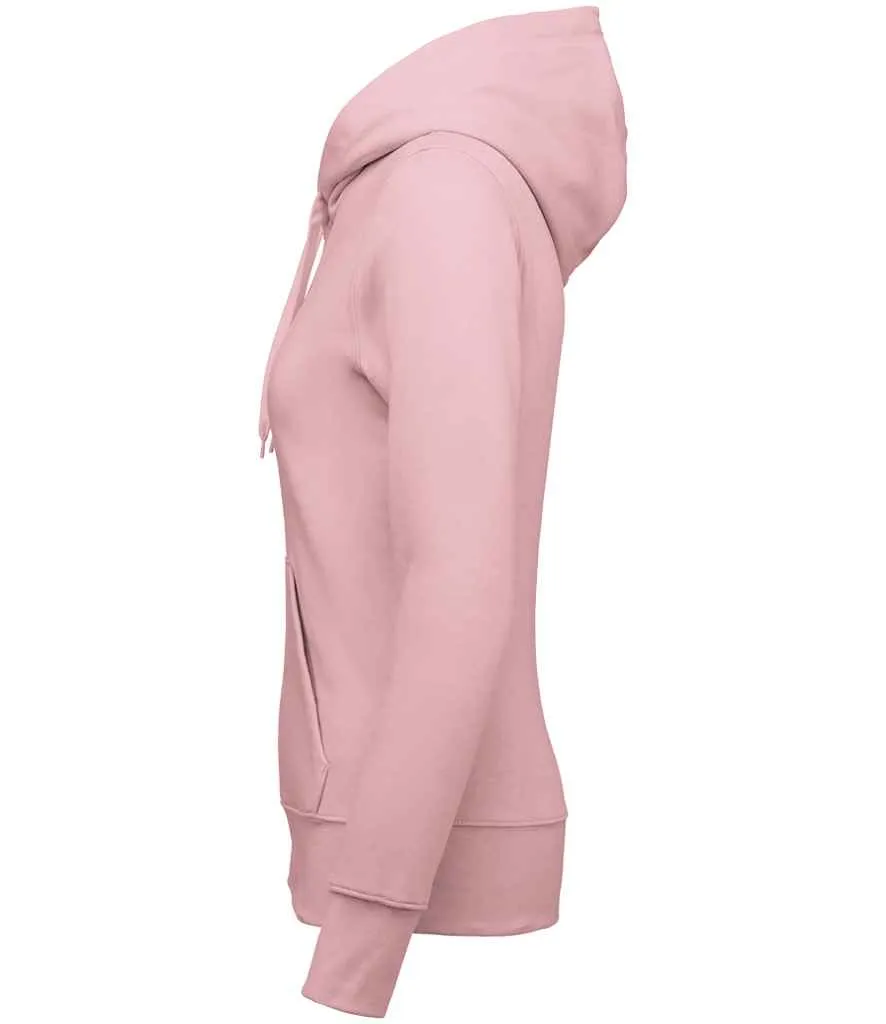 Kariban Ladies Eco Friendly Hooded Sweatshirt | Pale Pink