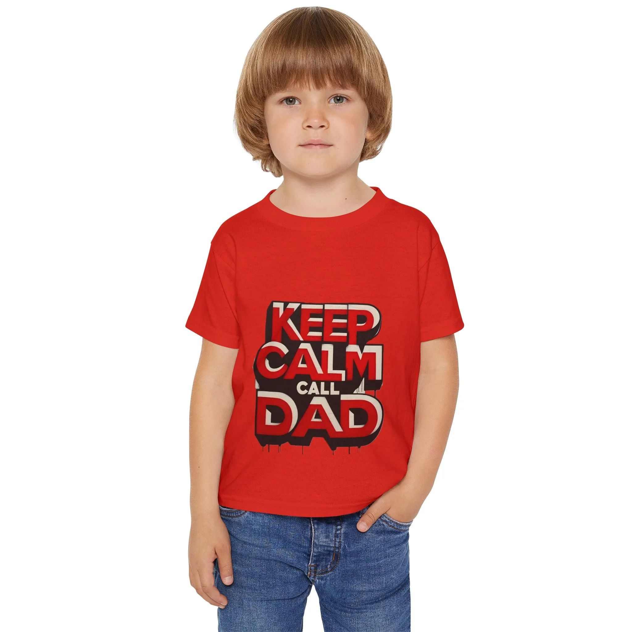 Keep Calm, Call Dad - Heavy Cotton™ Toddler T-shirt
