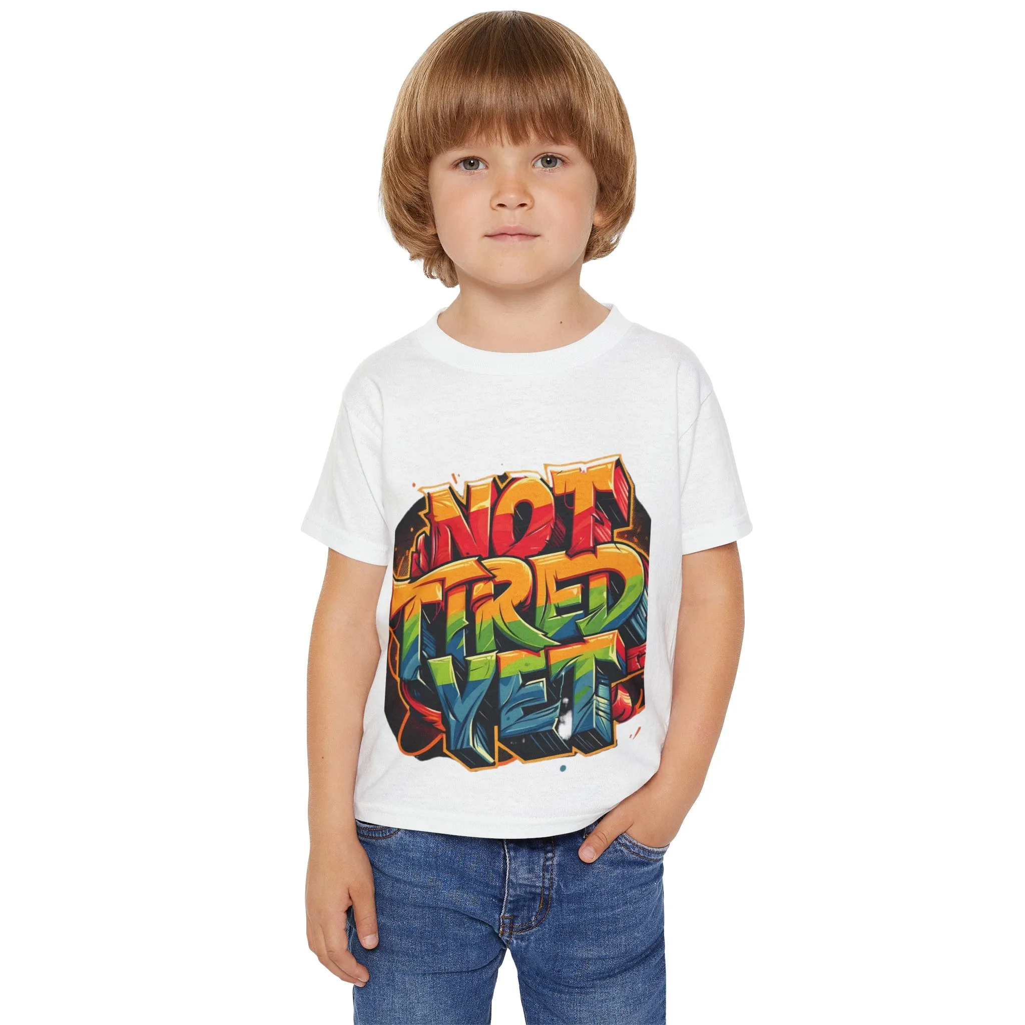 Not Tired Yet - Heavy Cotton™ T-shirt (Toddler)