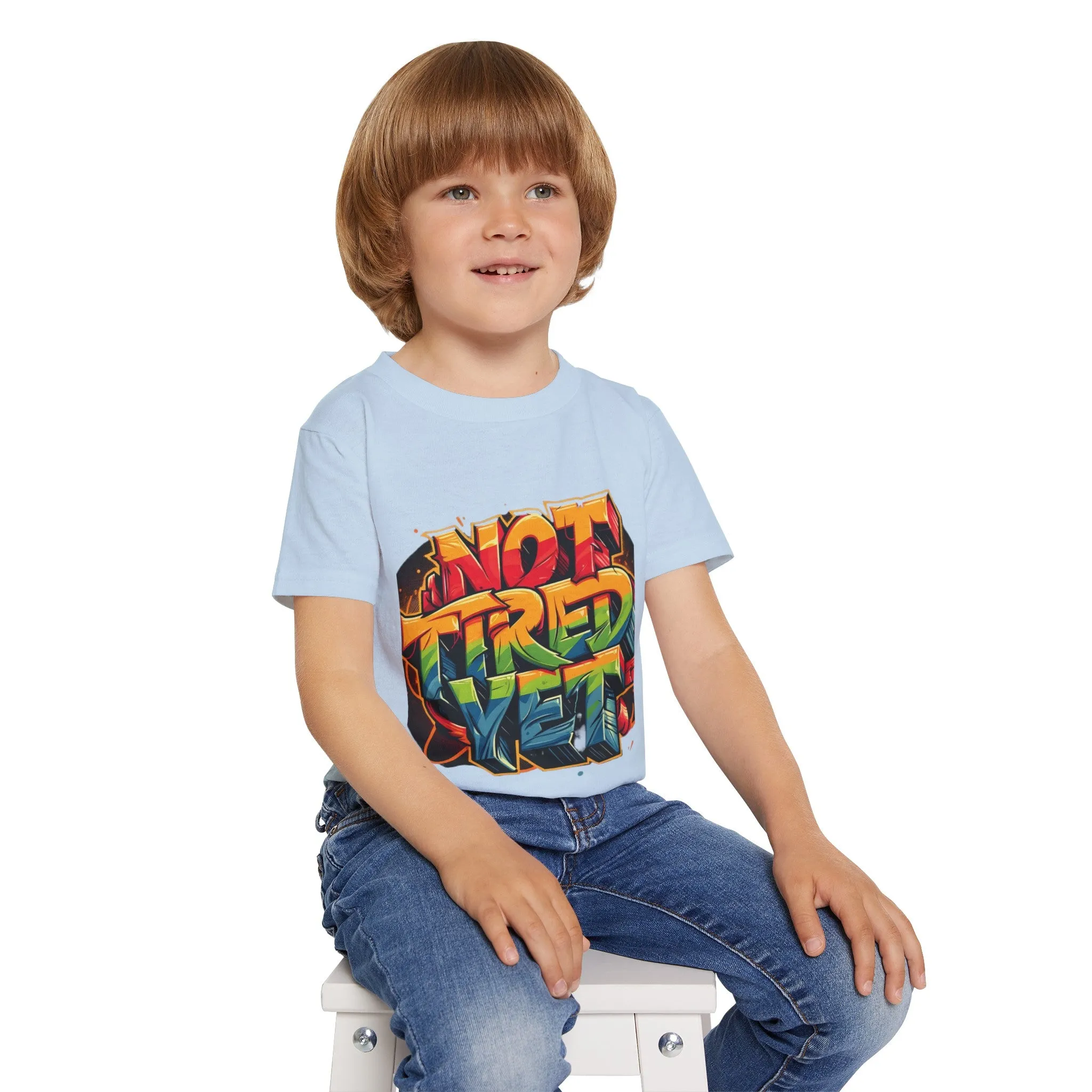 Not Tired Yet - Heavy Cotton™ T-shirt (Toddler)