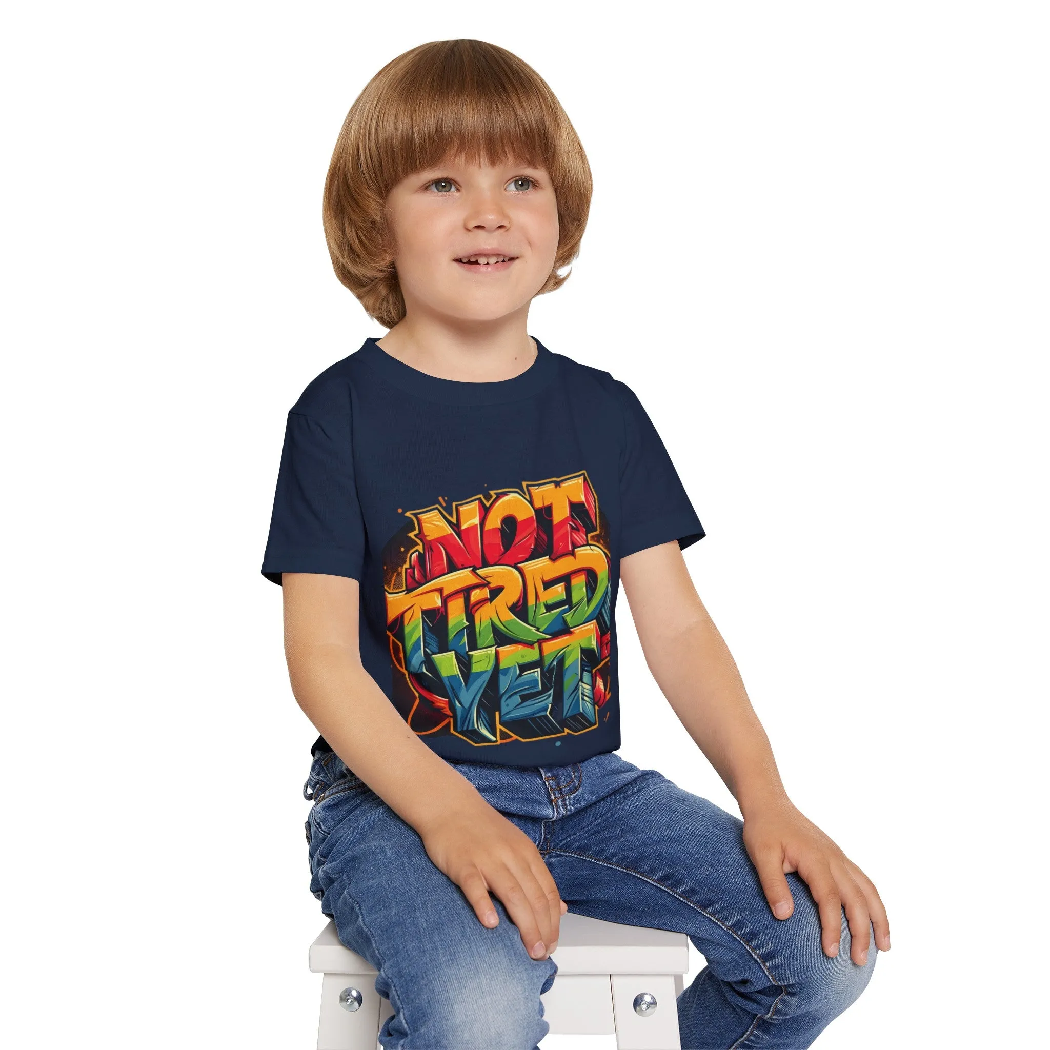 Not Tired Yet - Heavy Cotton™ T-shirt (Toddler)