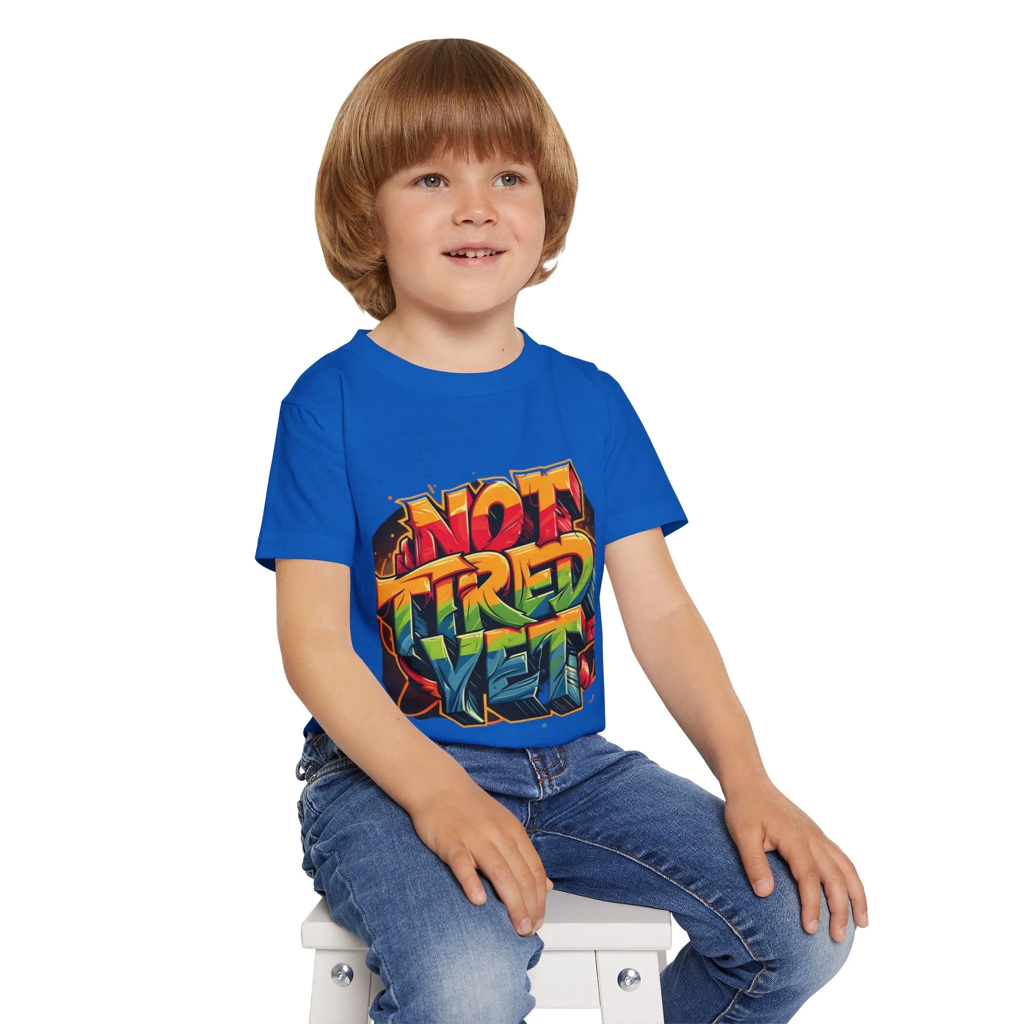 Not Tired Yet - Heavy Cotton™ T-shirt (Toddler)