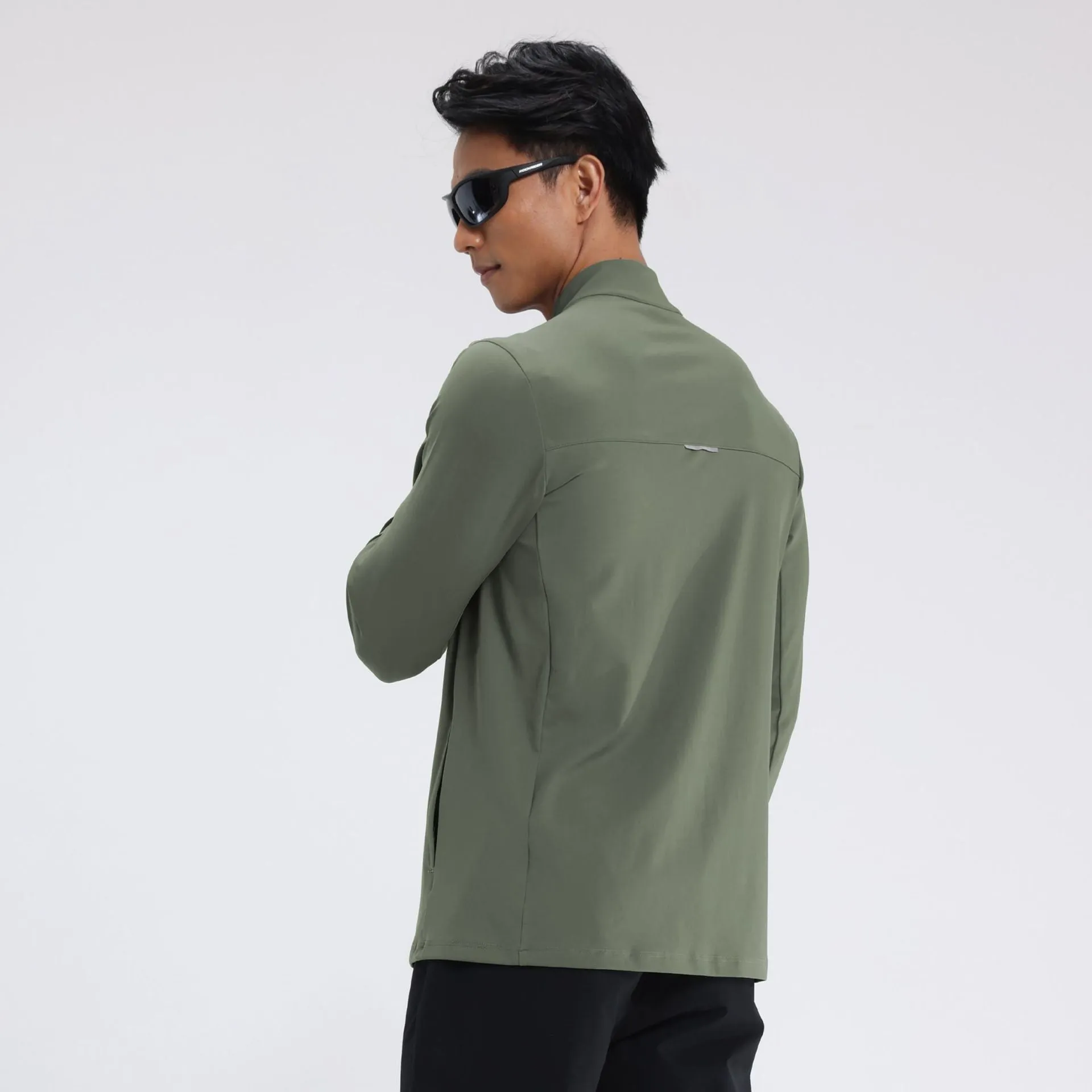 Nude-Feel Collar Slim-Fit Yoga Jacket