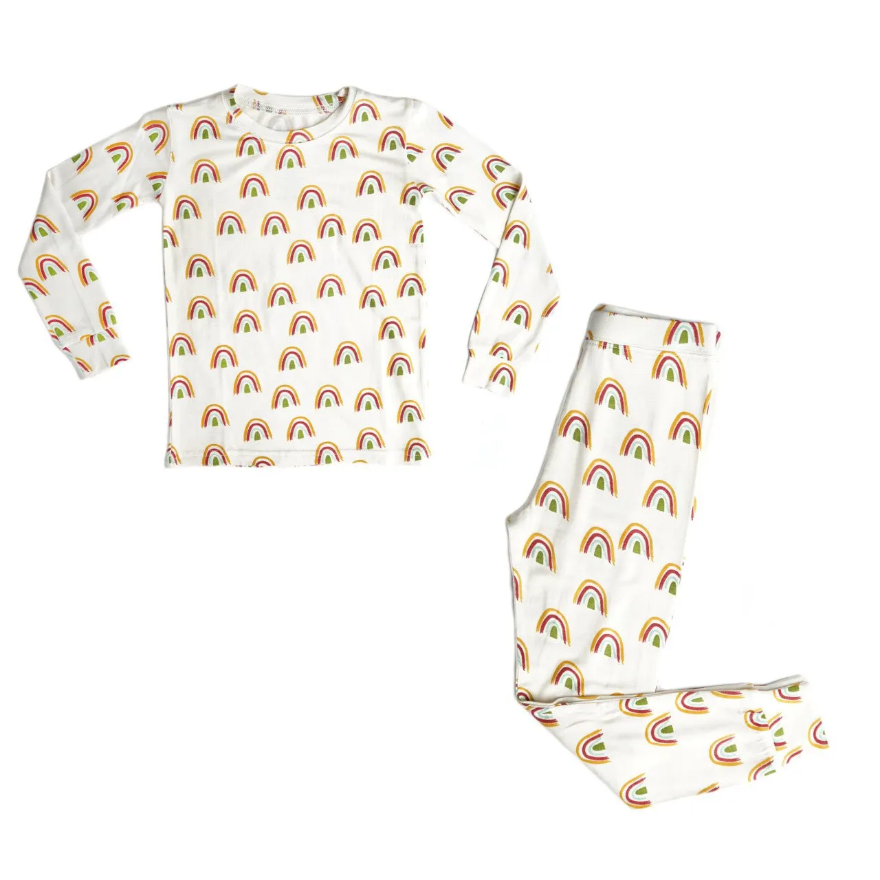 Rainbow 2-Piece Bamboo Child Pajamas