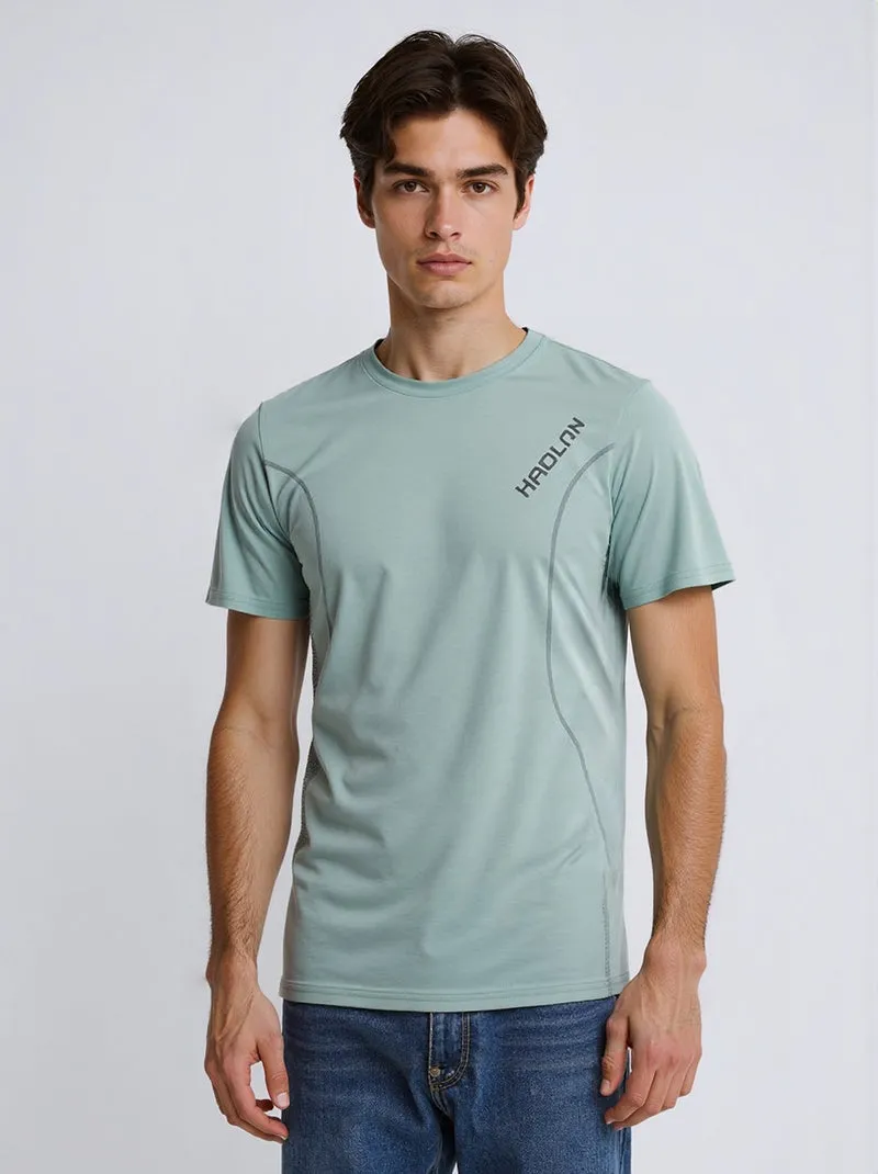 Summer Fashion Print Ice Silk Quick-Dry T-Shirt
