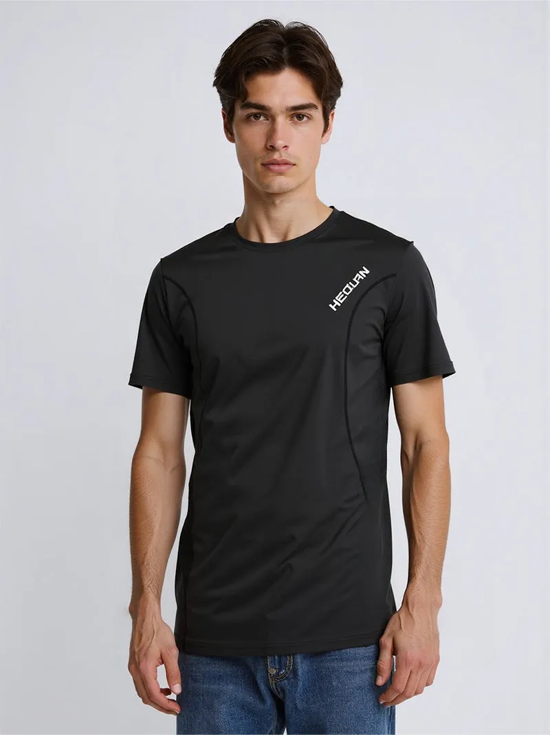 Summer Fashion Print Ice Silk Quick-Dry T-Shirt