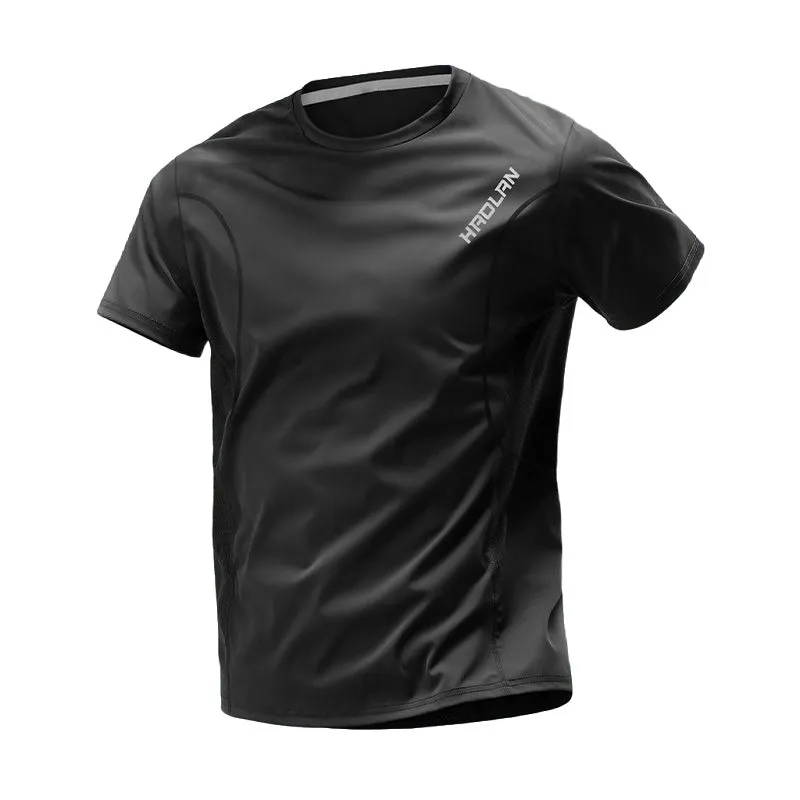 Summer Fashion Print Ice Silk Quick-Dry T-Shirt