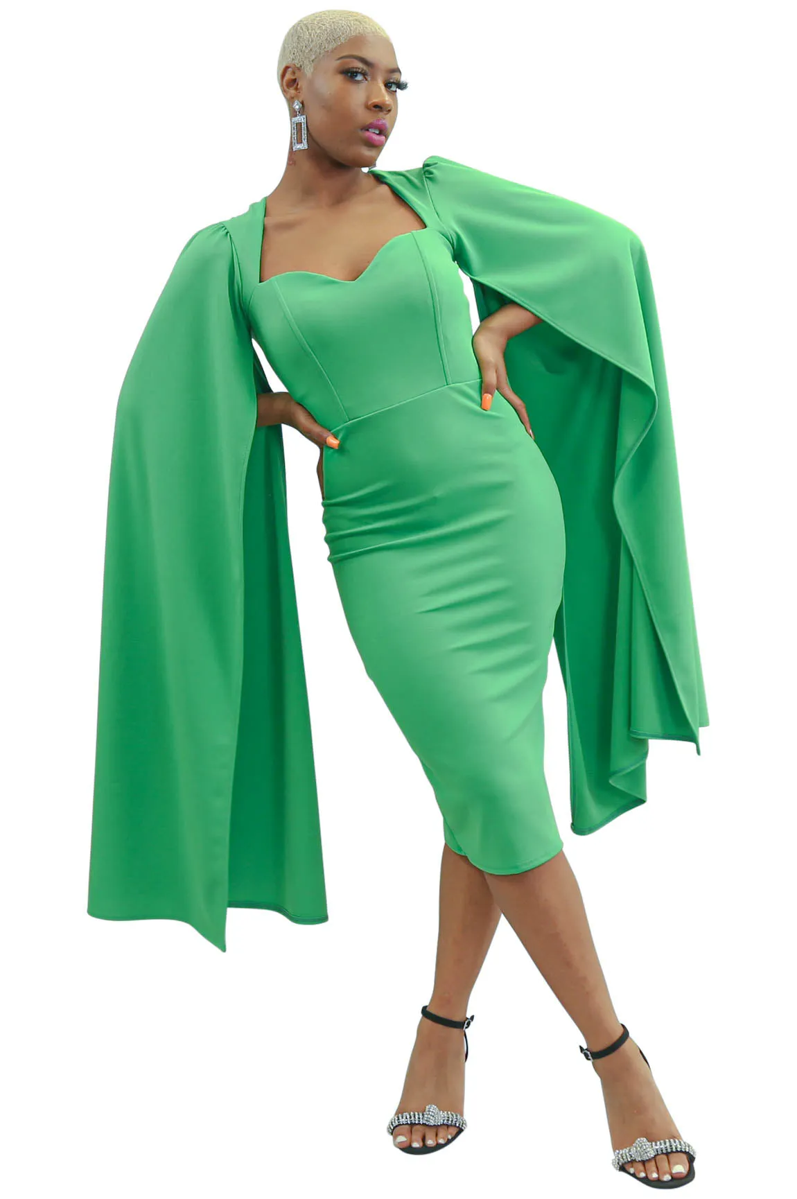 Truly Divine Dress, Black or Green